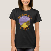 Manhattan Beach California Travel Art Vintage
