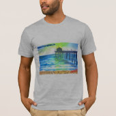 T-shirt Manhattan Beach Pier Pression (Devant)