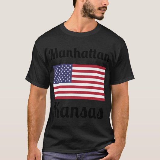 T-shirt Manhattan Kansas Stylish Prints3 (Devant)