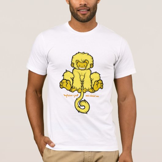T-shirt maniaque du singe 6 de Mongo (Devant)