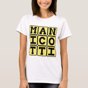 T-shirt Manicotti, plat de pâtes au fromage