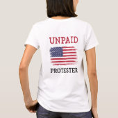 T-shirt Manifestant non payé - Protestation (Dos)