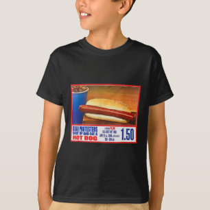 T-shirt Manifestants taisez-vous et mangez un hot-dog drôl