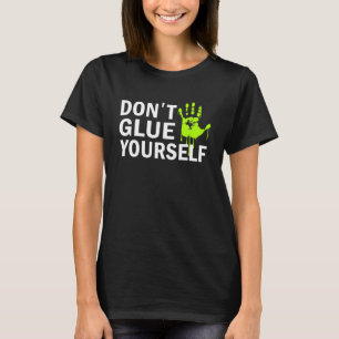 T-shirt Manifestation anti-climat contre le climat Pas de