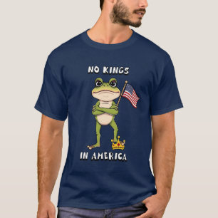 T-shirt Manifestation anti-Trump Pas de rois en Amérique