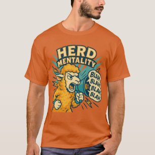 T-shirt Manifestation contre les moutons de Mental