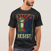 T-shirt Manifestation de la Grenouille de Portland (Devant)