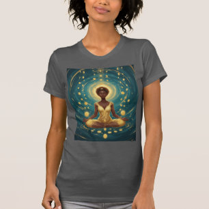 T-shirt Manifestation de Pluie d'Or — Vibrations Riches d'