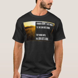 T-shirt Manifestation des agriculteurs Citation des agricu