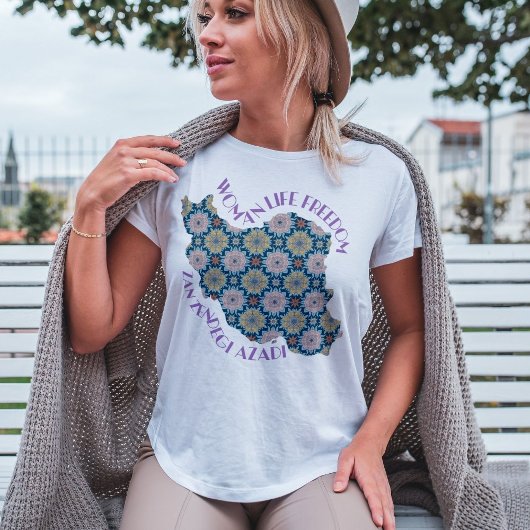 T-shirt Manifestation pour la liberté de la femme | Violet