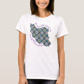 T-shirt Manifestation pour la liberté de la femme | Violet (Devant)