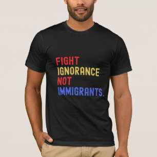 T-shirt Manifestation pro-immigrants Unisex Tee, Chemise m
