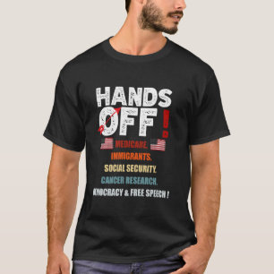 T-shirt Manifeste de protestation contre la sécurité socia