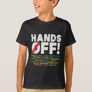 T-shirt Manifestez Ne touchez pas à Medicare Sécurité soci