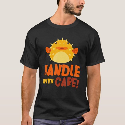 T-shirt Manipuler avec soin Poisson-globe Poisson-globe (Devant)