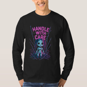 T-shirt Manipuler avec soin Poupée gothique Jirai Kei esth