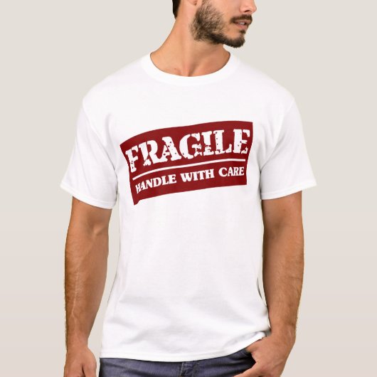 T-shirt Manipulez avec soin (Devant)