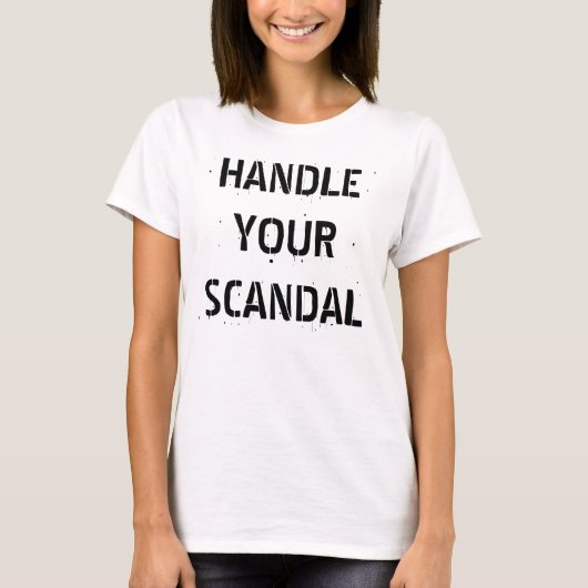 T-SHIRT MANIPULEZ VOTRE SCANDALE (Devant)