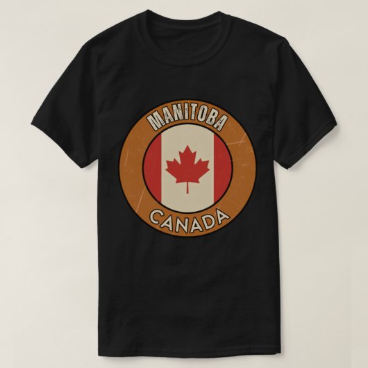 T-shirt Manitoba Canada (Design devant)