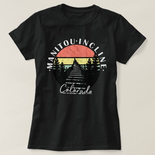 T-shirt Manitou Incline Colorado Springs (Design devant)