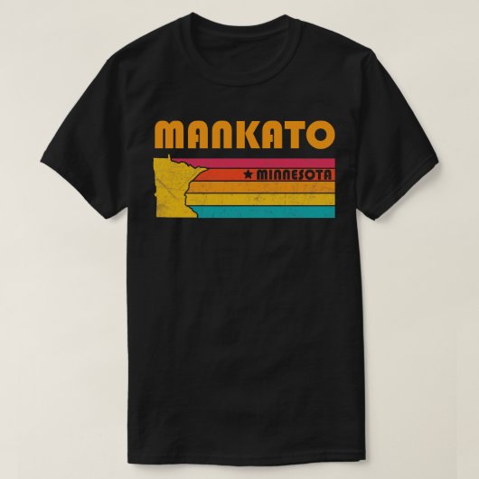 T-shirt Mankato Minnesota Souvenir Vintage (Design devant)