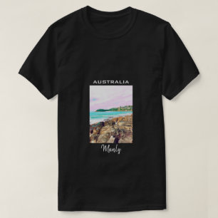 T-shirt Manly Beach surf océanique Australie Voyage