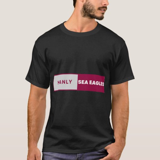 T-shirt Manly Sea Eagles Rug friends (Devant)