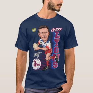T-shirt Manly Warringah Sea Eagles Cliff Lyons Cliffy Char