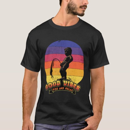 T-shirt Manneken Pis - Good Vibes (Devant)