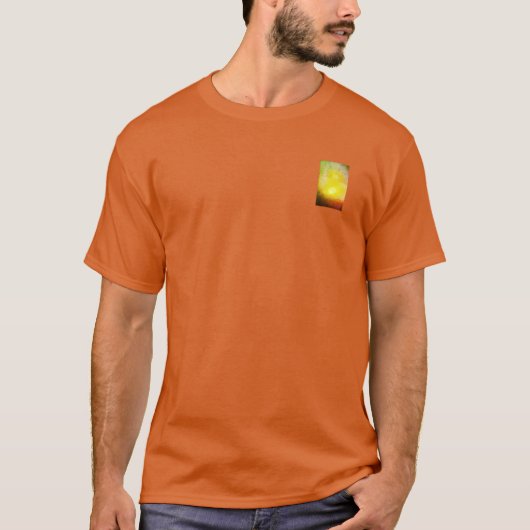 T-shirt mannen coole eco design stijl (Voorkant)