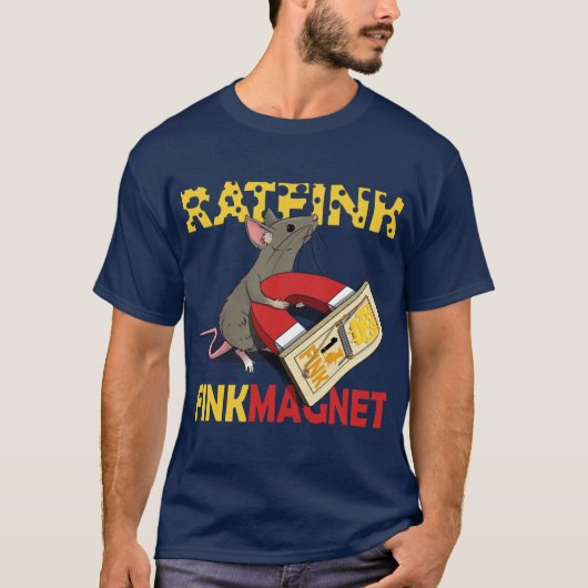 T-shirt mannen Fink Magnet (Voorkant)