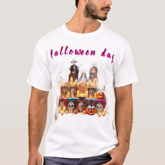T-shirt mannen halloween feest