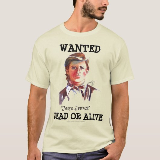 T-Shirt - Mannen Jesse James (Voorkant)
