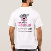 T-shirt mannen Logo (Achterkant)