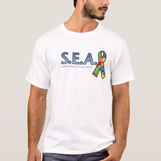 T-SHIRT Mannen zee (Voorkant)