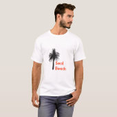 T-shirt Mannen zeestrand (Voorkant volledig)