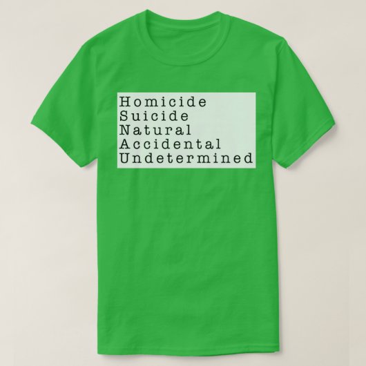 T-shirt Mannières de la mort (Design devant)