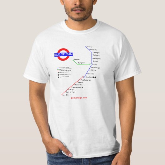 T-shirt Mannois au fond (Devant)