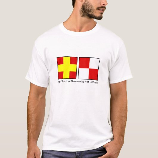 T-shirt Manoeuvre avec la difficulté (Devant)
