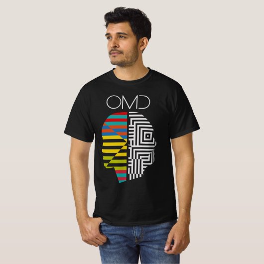 T-shirt Manoeuvres OMD ou chestral dans la Classique sombr (Devant entier)