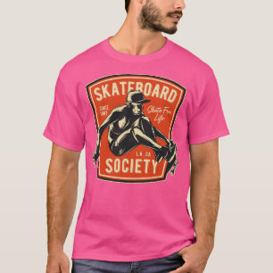 T-shirt Manouages radicaux skateboard pas de gravité permi