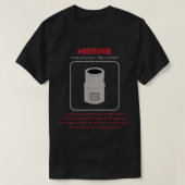 T-shirt Manquant 10mm Socket Funny Mécanique (Design devant)