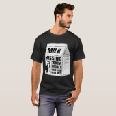T-shirt Manquant 10mm Socket Lait Carton Funny Car Mécaniq (Devant entier)
