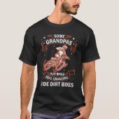 T-shirt Mans Certains Grandpas Jouer Bingo Real Grandpas R (Devant)