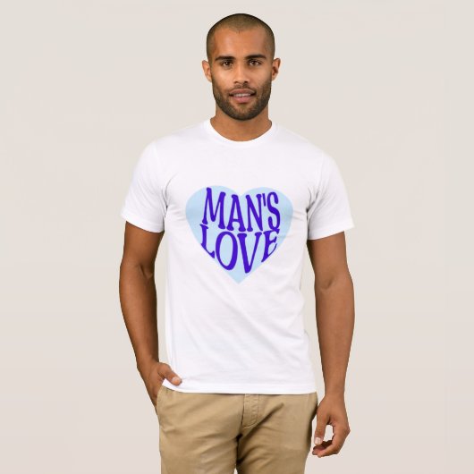 T-SHIRT MAN'S LOVE (Devant entier)