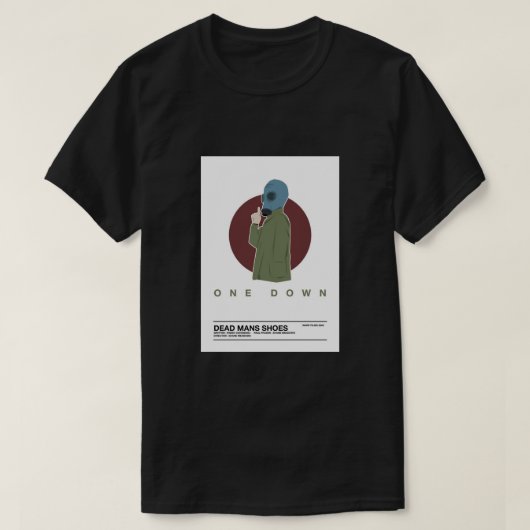 T-shirt Mans morts Chaussures Film Thème Poster (Design devant)