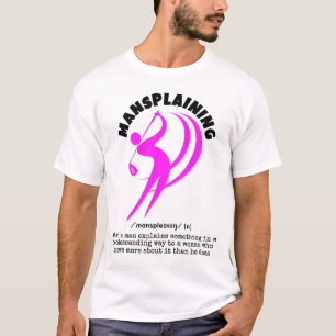T-shirt MANSPLAINING drôle de Golf