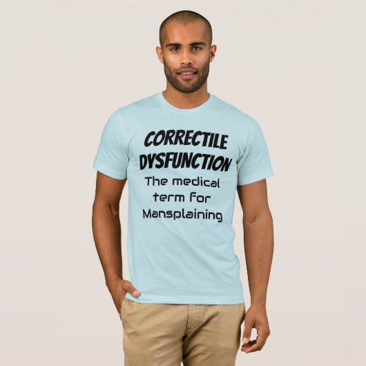 T-shirt Manspling. Médicale terme (Devant entier)