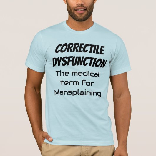 T-shirt Manspling. Médicale terme (Devant)