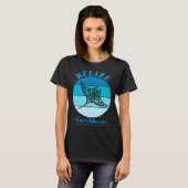 T-shirt Manta Ray Belize Ocean (Devant entier)